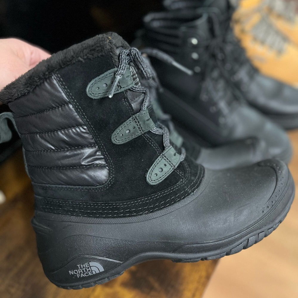 The North Face Black Winter Boots